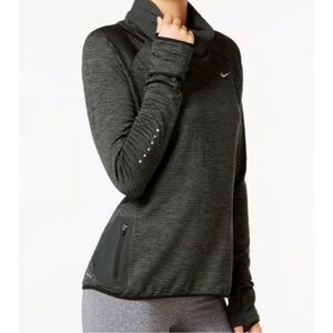 Nike Women's Dark Charcoal Grey Pullover Sweatshirt